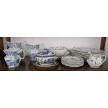 Shelf of china to include Royal Doulton