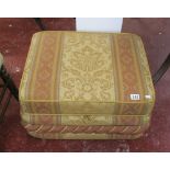 Upholstered stool with storage