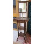 Edwardian mahogany shaving stand