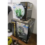 2 boxed aquariums