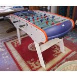 Foosball table soccer game