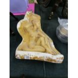 Plaster figure of nude