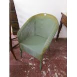 Lloyd loom tub chair