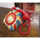 Retro Union Jack telephone