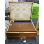 Mahogany fitted box