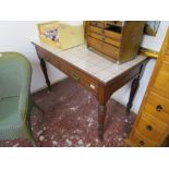 Edwardian 2 drawer table