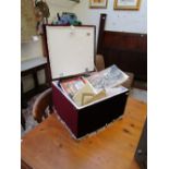 Sewing box and contents