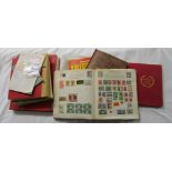 Stamps - 9 albums World & Commonwealth QV onward - Including small notebook of QV