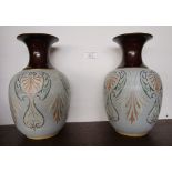 Pair of vases by Lovett Langley
