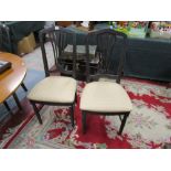 Set of 6 dining chairs