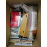 Stamps - Glory box including albums, stockcards, loose & on paper