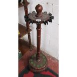 Mahogany snooker cue stand