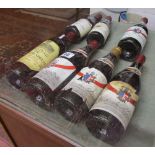 7 bottles of assorted wine to include Cotes du Rhone