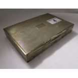 Silver cigarette case