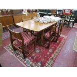 Portwood dining table & 6 chairs