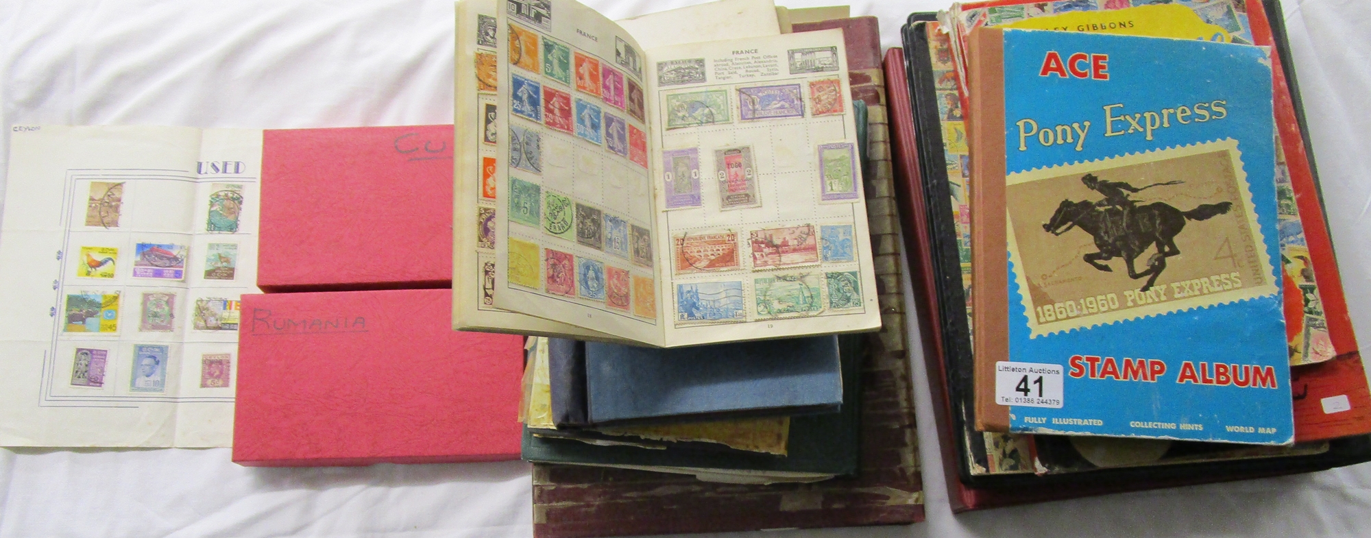 Stamps - 11 albums World & Commonwealth QV onward plus 2 small boxes of loose