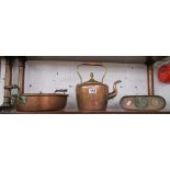 Copper pan, kettle & warming box
