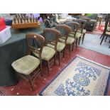 Set of 6 Victorian mahogany dining chairs