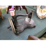 Small antique sewing machine
