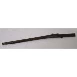 Old matchlock rifle