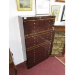 Good quality jewellers cabinet with key