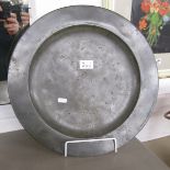 Early pewter charger
