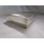 Silver cigarette box