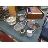 Collection of silver plate etc