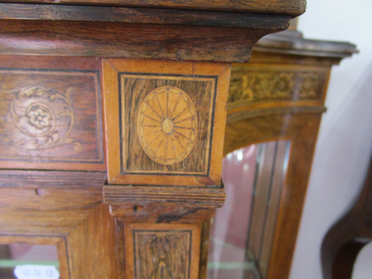 Fine quality inlaid Victorian cabinet - Maybe Edwards and Roberts - Image 5 of 13