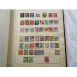 Stamps - Schaubex album, GB & Commonwealth - QV to QEII - Mint & Used, 1d black, 2d blue, part sets