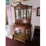 Fine quality inlaid Victorian cabinet - Maybe Edwards and Roberts