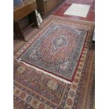 Small patterned wool rug