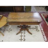 Victorian mahogany games table