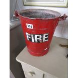 Original old fire bucket