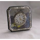 Small silver clock