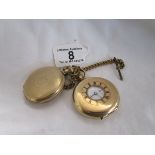 Hunter & half hunter gold plated fob watches