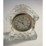 Small Waterford crystal clock