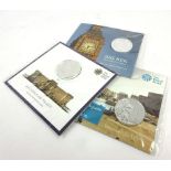 A 2016 Trafalger Square £100 silver coin,