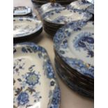 A Spode New Stone extensive dinner service, marked 3702, consisting of two tureens, plates,
