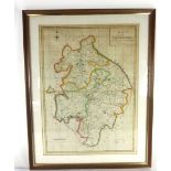 After Harrison, 'A Map of Warwickshire engraved from an actual survey with improvements',