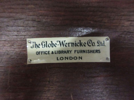 A pair of early 20th century walnut Globe-Wernicke bookcases, comprising of six glazed sections, - Image 2 of 7