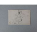 Attributed to Manuel Ángeles Ortiz (1895-1984), a cubist study of a seated lady,