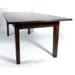 A reproduction 17th century-type oak refectory table,