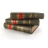 A set of three leather bound volumes of Shakespeare illustrated plays published by Cassell, Petter,