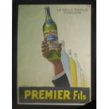 LEONETTO CAPPIELO/DAMOUR EDITIONS, 'Premier Fils', lithographic poster, 159cm x 115cm, framed.