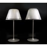 PHILIPPE STARCK TABLE LAMPS, a pair, for Flos, 'Romeo Moon T',