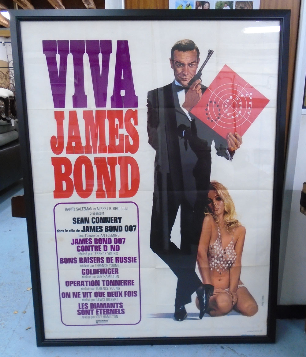 UNITED ARTISTS/YVES THOMAS, 'Viva James Bond', James Bond Festival Season, poster, 159cm x 119cm,