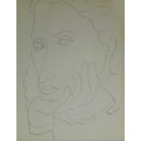 HENRI MATISSE, Portrait d'une Femme II, heliogravure: 1937, printed by Draeger, 35cm x 26cm,