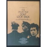 'THE DYLAN FILM - DON'T LOOK BACK', poster for the projection at the Institute of Contemporary Art,