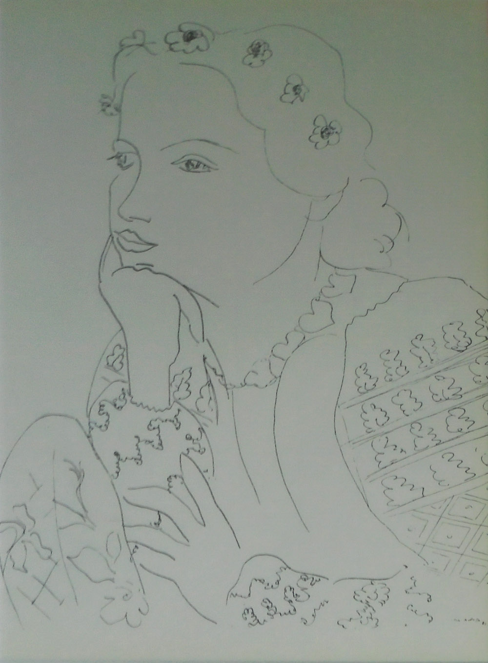 HENRI MATISSE, Portrait d'une Femme I, heliogravure: 1937, printed by Draeger, 35cm x 26cm,